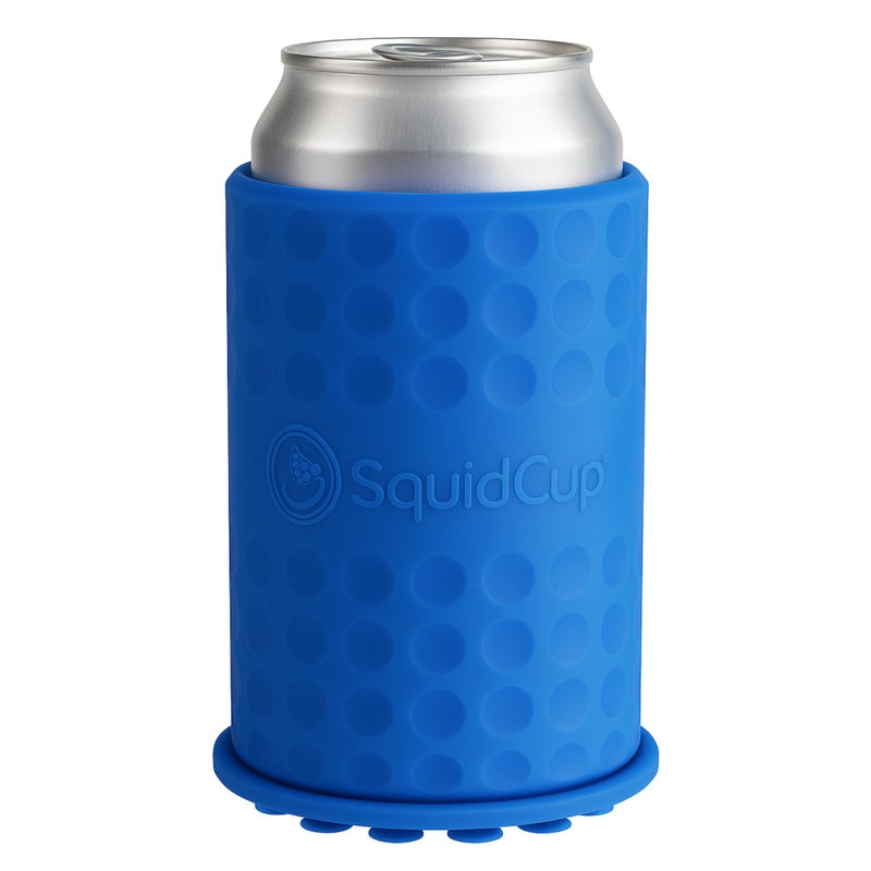 SquidCup Sqoozie Non-Tipping Insulated Boat Can Holder (Island Blue, Standard) Portable, Magnetic & Suction for SUP's, Kayaks, RVs, ATV, Garage and More - Image 1